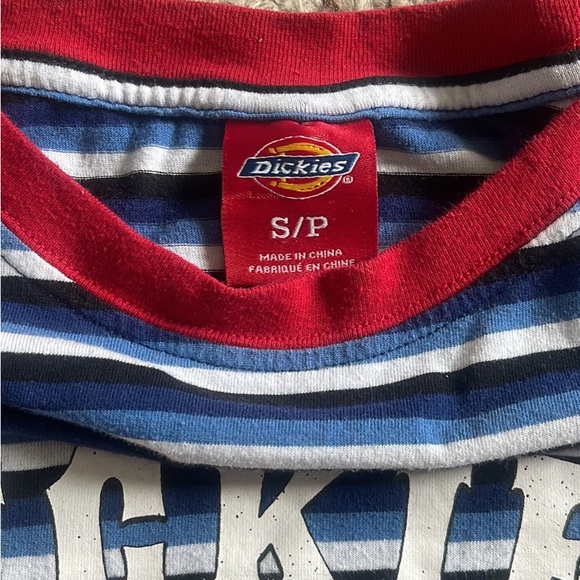 Dickie’s Striped Vintage T-Shirt - Size S - Picture 4 of 4